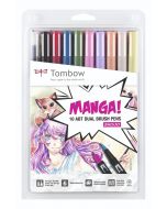 TOMBOW Dual Brush Pen Manga-Set Shojo 10-teilig