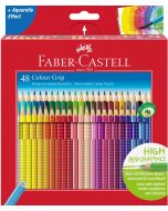 Faber Castell Farbstifte Colour Grip 48er Kartonetui 
