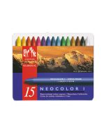 Wachsmalstift Neocolor 1 15 Farben Metallbox 