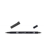 TOMBOW Dual Brush Pen lamp black ABT N25