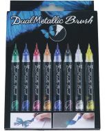 PENTEL Brush Pen Dual Metallic ass. 8 Stück