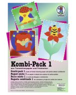 URSUS Papier Kombi-Pack 23x33cm Tonzeichen und Fotokarton