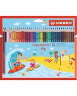 STABILO aquacolor Farbstifte Kids Design 36er Etui 