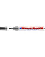 EDDING Permanent Marker 3000 1,5-3mm grau 