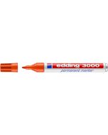 EDDING Permanent Marker 3000 1,5-3mm orange 