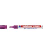 EDDING Permanent Marker 3000 1,5-3mm rotviolett 