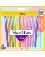 Faserschreiber Flair Pastell 0.7mm, 12er Etui