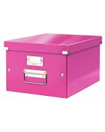 LEITZ Click&Store WOW medium Aufbewahrungsbox pink