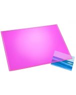 LÄUFER Schreibunterlage Durella pink-transparent 53x40cm 