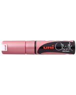 UNI-BALL Chalk Marker 8mm metallic rot