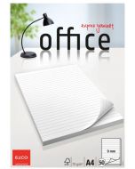 Schreibblock Office liniert, 50 Blatt A4