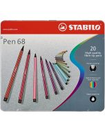 STABILO Pen 68 Fasermaler 20er Metalletui