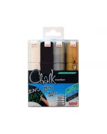 UNI-BALL Chalk Marker 8mm 4er Etui