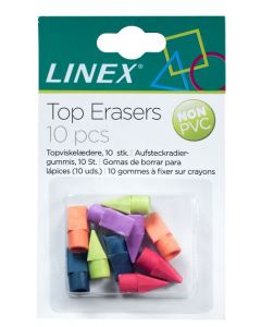LINEX Ersatz-Radierer Cool Kidz 10 Stück assortiert