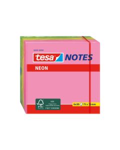 Neon Notes 75x75mm 3 Farben ass. 6x80 Blatt 