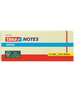Office Notes 40x50mm gelb 3x100 Blatt 