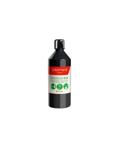 Deckfarbe Gouache Eco 500ml schwarz flüssig 