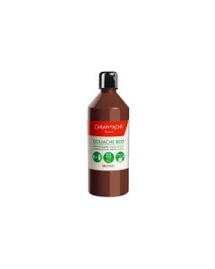 Deckfarbe Gouache Eco 500ml siena gebrannt flüssig 