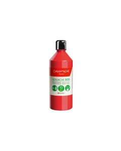 Deckfarbe Gouache Eco 500ml scharlachrot flüssig 