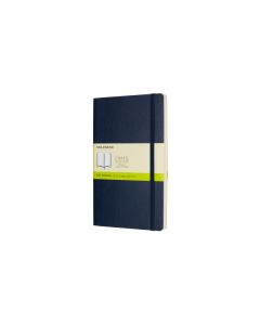 Notizbuch L/A5 Blanko,Soft Cover,Saphir 