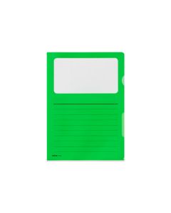 Sichthülle Visa Script A4 grün, Fenster 10 Stk. 