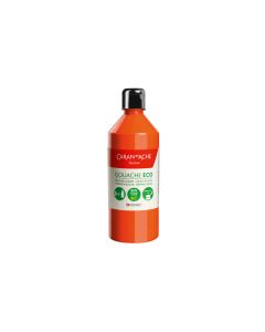 Deckfarbe Gouache Eco 500ml orange fluo flüssig 