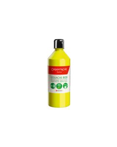 Deckfarbe Gouache Eco 500ml gelb citron fluo flüssig 