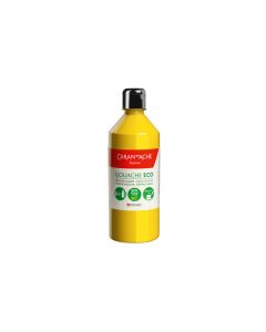 Deckfarbe Gouache Eco 500ml gelb flüssig 