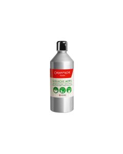 Deckfarbe Gouache 500ml Acryl silber flüssig 