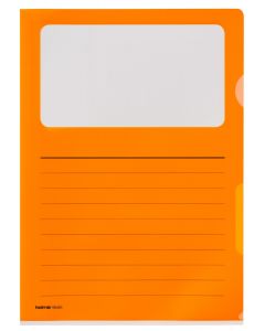 Sichthülle VISA Script A4 orange, Fenster 10 Stk. 
