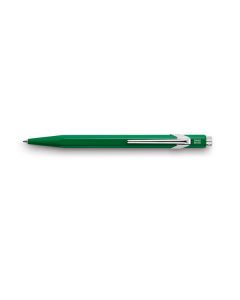 CARAN D'ACHE Kugelschreiber 849 Metall grün, Schrift blau 