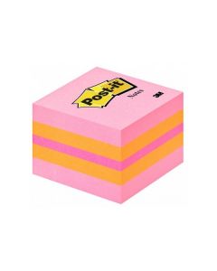 Würfel Mini Pink 51x51mm 3-farbig ass./400 Blatt 