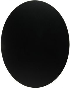 Kreidetafel OVAL schwarz
