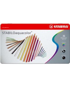 STABILO aquacolor Farbstift 12er Metalletui