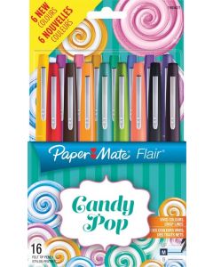 Faserschreiber Flair Candy Pop 0.7mm, 16er Etui