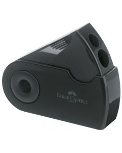 Faber Castell Doppelspitzdose Sleeve schwarz 70x33x21mm 