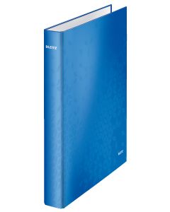 LEITZ Ringbuch WOW 2-Ring A4+ blau metallic