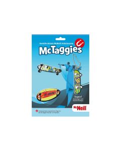 MCNEILL McTaggie-Set SKATEBOARD mit Taschenlampe 3 Stück