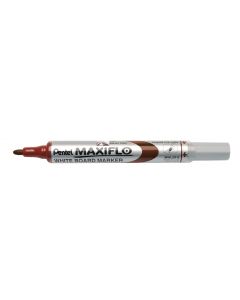 PENTEL Whiteboard Marker MAXIFLO Slim 2mm braun