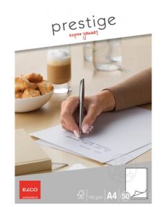 Schreibblock Prestige blanko weiss, 50 Blatt, A4
