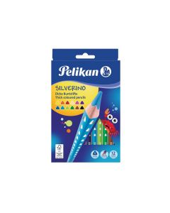 PELIKAN Buntstifte dick Silverino 12 Farben 