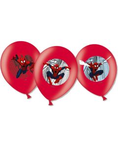 Luftballons Spiderman 6 Stk.