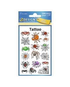 Z-DESIGN Sticker Tattoo Spinnen