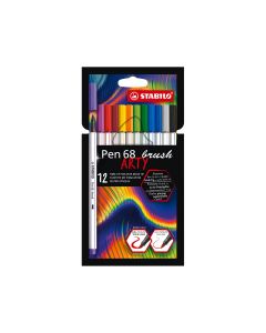 STABILO Fasermaler Pen 68 Brush Arty 12 Stück